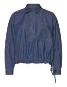 Fihr Tops Shirts Denim Shirts Blue Munthe