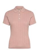 Barbour Hartland Polo Tops T-shirts & Tops Polos Pink Barbour