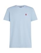 Monogram Imd Tee Tops T-Kortærmet Skjorte Blue Tommy Hilfiger