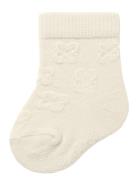 Nbfbobba Sock Socks & Tights Baby Socks Cream Name It