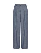 Sc-Pucca Bottoms Trousers Wide Leg Blue Soyaconcept