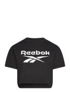 Reebok Identity Big Logo Crop Tee Tops Crop Tops Short-sleeved Crop To...