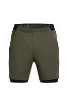 Ua Vanish Woven 2In1 Sts Sport Shorts Sport Shorts Khaki Green Under A...