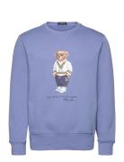 Polo Bear Fleece Sweatshirt Tops Sweatshirts & Hoodies Sweatshirts Blu...