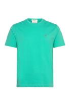 Reg Shield Ss T-Shirt Tops T-Kortærmet Skjorte Blue GANT