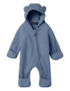 Nbnmeeko Suit Solid Outerwear Fleece Outerwear Fleece Coveralls Blue N...