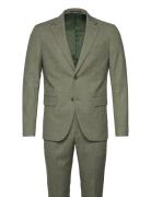 Structure Stretch Suit Habit Khaki Green Lindbergh