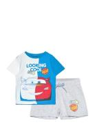 T Shirt + Short Sets Sets With Short-sleeved T-shirt Blue Biler