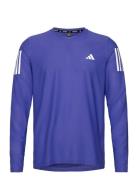 Own The Run Longsleeve Sport T-Langærmet Skjorte Blue Adidas Performan...