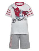 T Shirt + Short Sets Sets With Short-sleeved T-shirt Grey Marvel