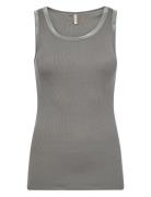 Sc-Ryan Tops T-shirts & Tops Sleeveless Grey Soyaconcept