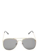 Slhskyler Sunglasses Solbriller Gold Selected Homme