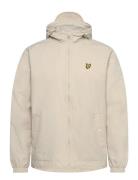 Zip Through Hooded Jacket Tynd Jakke Cream Lyle & Scott