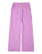 Naram Knitted Pants Pyjamas Nattøj Purple Bongusta