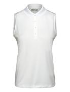 Sl Ess Solid Knit Polo Sport T-shirts & Tops Polos White Callaway