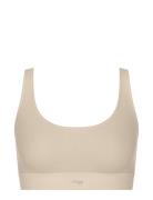 Sloggi Ever Ease Top Lingerie Bras & Tops Soft Bras Tank Top Bras Beig...