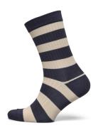 Signe Socks Lingerie Socks Regular Socks Navy Mp Denmark