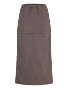 Maxi Cargo Skirt Skirts Maxi Skirts Grey Monki