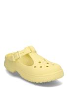 Classic Mary Jane Clog Shoes Mules & Slip-ins Flat Mules Yellow Crocs