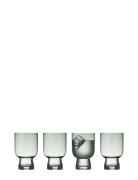 Vandglas Sorrento 4 Stk. Home Tableware Glass Drinking Glass Green Lyn...