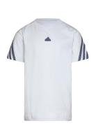 Future Icons 3-Stripes T-Shirt Sport T-Kortærmet Skjorte Blue Adidas S...