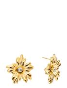 Lilly Crystal Earring Accessories Jewellery Earrings Studs Gold By Jol...