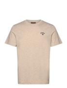 Morris Jersey Tee Designers T-Kortærmet Skjorte Beige Morris