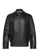 Jordan Racer Bomber Læderjakke Skindjakke Black Jofama