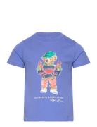 Polo Bear Cotton Jersey Tee Tops T-Kortærmet Skjorte Blue Ralph Lauren...