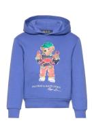 Polo Bear Fleece Hoodie Tops Sweatshirts & Hoodies Hoodies Blue Ralph ...