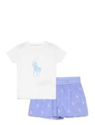 S5-Sleepwear Short Set Sets Sets With Short-sleeved T-shirt Blue Ralph...