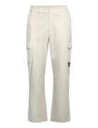 Textured Utility Cargo Pants Bottoms Trousers Cargo Pants Cream SIXTH ...