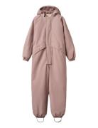 Thermo Rain Suit Aiko Outerwear Coveralls Rainwear Coveralls Pink Whea...