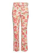 Bari Bottoms Trousers Flared Multi/patterned Mango