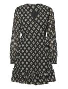 Onlstar L/S Wrap Dress Ptm Kort Kjole Black ONLY