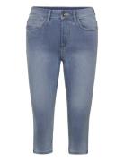 Celia Capri Bottoms Trousers Capri Trousers Blue Garcia