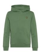 Pullover Hoodie Tops Sweatshirts & Hoodies Hoodies Green Lyle & Scott