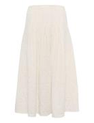 Cennoxiw Skirt Skirts Knee-length & Midi Skirts White InWear