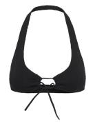 Swim Wirefree Plunge T-Shirt Bra Bikinitop Black Chantelle Beach