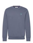 Uspa Sweat O Neck Adler Men Tops Sweatshirts & Hoodies Sweatshirts Blu...