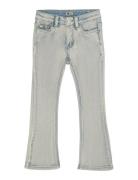 2400 Flared Fit Flower Jeans Bottoms Jeans Wide Jeans Blue Daily 7