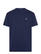 Classic Fit Jersey Crewneck T-Shirt Tops T-Kortærmet Skjorte Navy Polo...