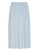 Crtiah Skirt Skirts Maxi Skirts Blue Cream