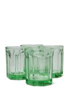 Glass Set/4 Home Tableware Glass Drinking Glass Green Serax