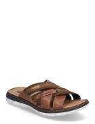 25199-22 Shoes Summer Shoes Sandals Brown Rieker