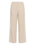 Eniolapw Pa Bottoms Trousers Wide Leg Cream Part Two