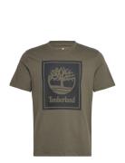 Short Sleeve Tee Tops T-Kortærmet Skjorte Green Timberland