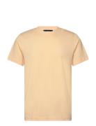 Cotton Jersey Frode Emb Logo Tee Tops T-Kortærmet Skjorte Yellow Mads ...