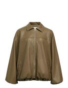 Objselma Lo L/S Bomber Jacket 138 Bomberjakke Khaki Green Object