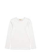 Tamra Tops T-shirts Long-sleeved T-Skjorte White MarMar Copenhagen